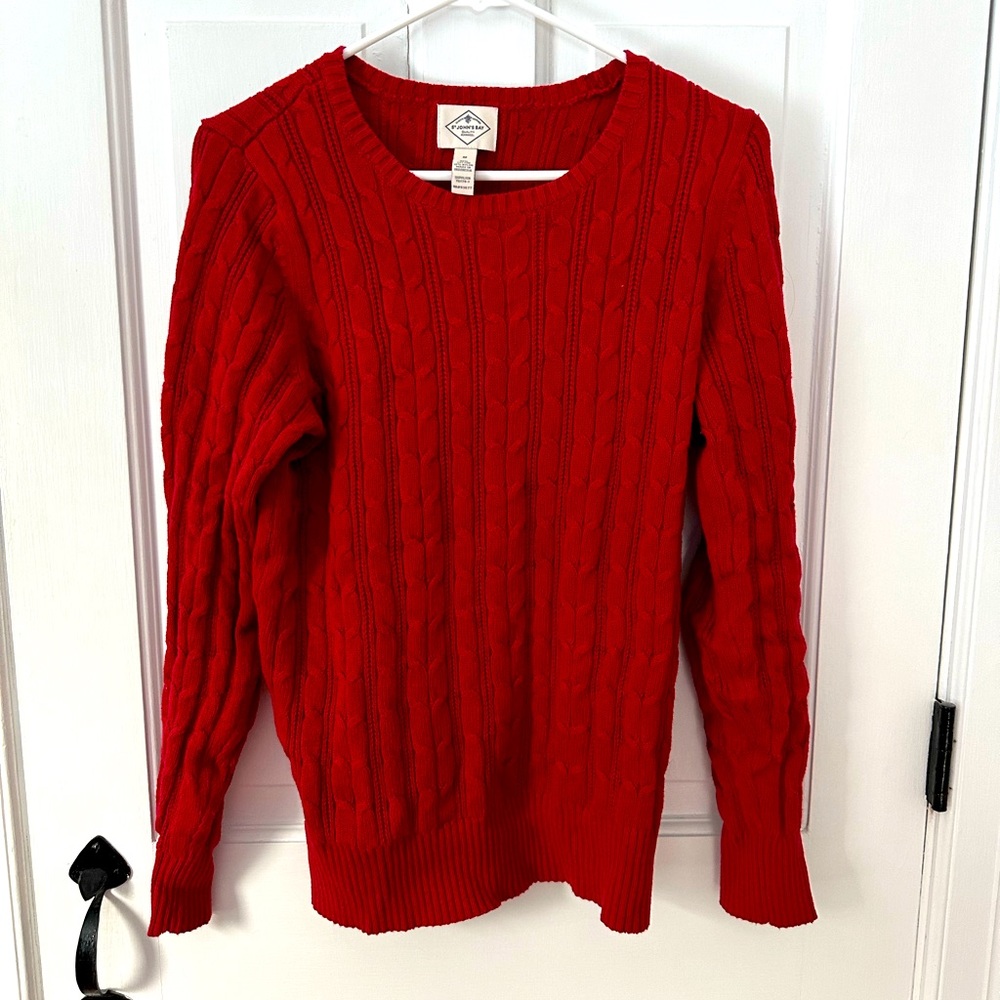 Red women’s sweater